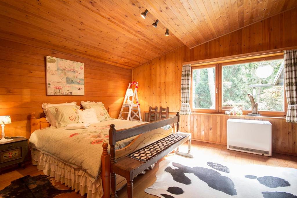 Slaapkamer met tweepersoonsbed