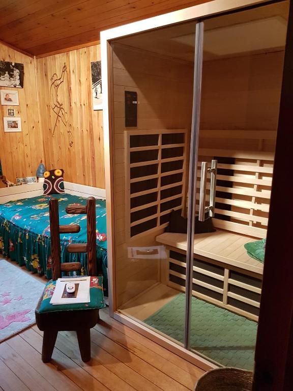 Infraroodsauna in het boshuisje